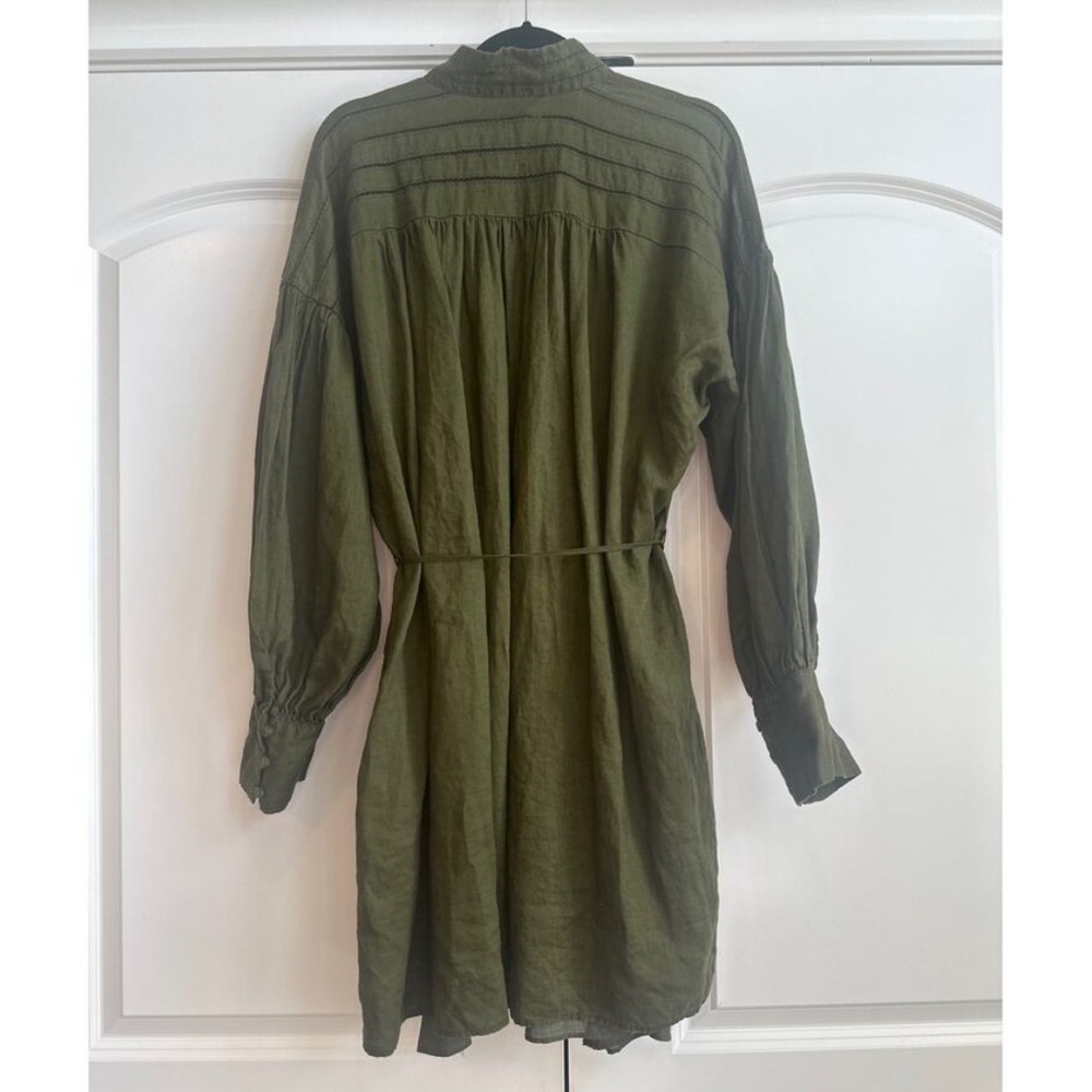 BANANA REPUBLIC EUROPEAN LINEN MINI DRESS Size XS NWT - Picture 7 of 13